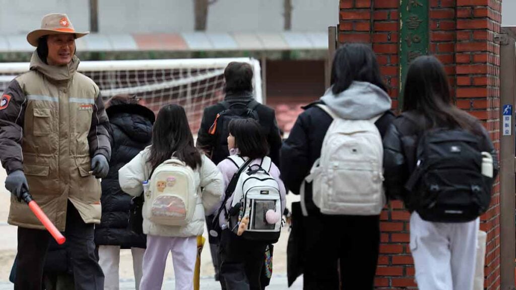 jeunes en repos Corée du Sud